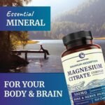 Magnesium Citrate Complex | 500 MG | High Absorption Magnesium Supplements for Calm, Relaxation, Regularity & Digestion Support with Elemental Magnesium | Gluten-Free, Soy-Free | 120 Capsules - Image 5