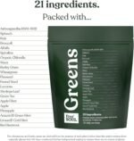 Free Soul Greens | 21 Advanced Greens, Superfoods, and Adaptogens Including KSM-66 Ashwagandha, Vegan & Gluten-Free, Advanced Natural Formula | UK Made | 30 Servings | Original Flavour - Image 4
