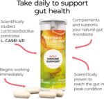 PrecisionBiotics Daily Immune Support - Daily Gut Health Probiotics Supplement - L.CASEI 431 Bacterial Culture Strains + Vitamin C - 30 Capsules - Image 3