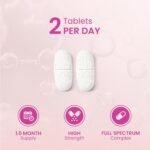 Award Winning Multivitamin Tablets for Women with Collagen & Hyaluronic Acid | Made in The UK | Womens Vitamins to Support Hormones, Immunity & Energy | Collagen Supplements for Women | 90 Tablets - Image 4