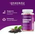 Elderberry Gummies Immune Support Supplements for Adults | Sambucus Black Elderberry Extract Immune Support Gummies | Vitamin C & Zinc Added | Berry Flavor | Vegan, Gluten-Free, Non-GMO | 60 Ct. - Image 5
