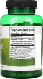Swanson - Olive Leaf Extract 500mg | Traditional Herbal Support for Immune & Antioxidant Defense | 120 Capsules - Image 3