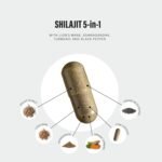 Shilajit Capsules 16,000mg -120 Days Supply - 60% Fulvic Acid - Added Ashwagandha, Lions Mane, Turmeric and Black Pepper - High Strength Himilayan Shalajit - Image 4