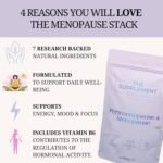 The Supplement Stack – Perimenopause & Menopause – Ashwagandha KSM-66®, Maca, Fennel, Chaste Tree Berry, Red Clover, Rhodiola, Vitamin B6 for Hormone Regulation | 120 Capsules – UK Company - Image 4