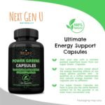 Super Green Capsule 500mg - 120 High Strength Capsules | Plant Based Antioxidant & Immunity Support | Includes Maca,Matcha, Wheatgrass, Acai, Flaxseed - Image 3