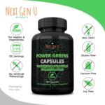 Super Green Capsule 500mg - 120 High Strength Capsules | Plant Based Antioxidant & Immunity Support | Includes Maca,Matcha, Wheatgrass, Acai, Flaxseed - Image 4