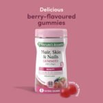 Nature's Bounty Hair, Skin and Nails Gummies - Pack of 60 Gummies, 30 Day Supply - with Collagen, Biotin, Zinc and Vitamins C and E - Supports Hair Growth and Healthy Shine - Image 3