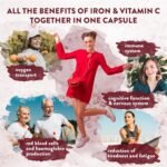 Gentle Iron Supplements for Women and Men - 42 mg Iron Tablets high Strength with Natural Vitamin C - Active Form - bisglycinate - Fatigue Supplements with high bioavailability - 120 Capsules - Image 4