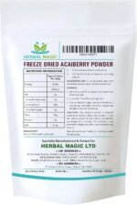 Herbal Magic's Freeze Dried Acai Berry Powder - Wild-harvested - Delicious Smoothies, Puddings and Dessert- Free from Fillers & Preservatives-100g (Pack of 1) - Image 3
