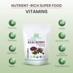 Herbal Magic's Freeze Dried Acai Berry Powder - Wild-harvested - Delicious Smoothies, Puddings and Dessert- Free from Fillers & Preservatives-100g (Pack of 1) - Image 5