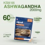 Zipvit Ashwagandha KSM 66 2000 mg with Vitamin B6, B5 & Black Pepper, High Strength Ashwagandha Root Extract, 60 Vegan Capsules, 2 Months Supply - Image 5