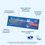 Spatone 100% Natural Iron Supplement (42 Sachets), Daily Convenient Liquid Iron Sachets, Nothing Artificial, Better Absorption than Tablets, Less Side Effects, Original Flavour - Image 3