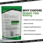 Green Tea Tablets Pure Vegan Weight Loss Pills 9000mg Keto Diet Slimming Supplements for Men and Women Gluten-Free & Metabolism Booster — Pack of 120 - Image 4