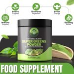 Replenify Super Greens Powder – Natural Energy & Detox Blend with 9 Organic Superfoods – 30 Servings – Greens Supplement for Gut Health, Immunity & Vitality - Image 3