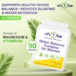 Water Balance Complex for Women 90 Capsules - Natural Bloating, Swelling & Water Retention Relief, Supports Detox & Fluid Balance | Vegan Electrolyte & Hormonal Balance Supplement - Made in UK - Image 3