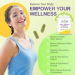 Water Balance Complex for Women 90 Capsules - Natural Bloating, Swelling & Water Retention Relief, Supports Detox & Fluid Balance | Vegan Electrolyte & Hormonal Balance Supplement - Made in UK - Image 4