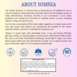 Somnia Herbal Sleeping Tablets for Adults, Calming & Relaxing Sleep Support, Stress & Anxiety Relief. A Natural Herbal Sleep Aid. 30 Easy to Swallow Vegan Capsules, One a Night, One Month Supply. - Image 4