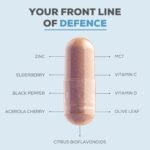 NATURE SQUARED Immune [blend]: Premium Immune System Booster - 60 High Strength 8-in-1 Complex - Loaded with Vitamin C, D, Zinc, Elderberry, Acerola Cherry, Olive Leaf, Black Pepper & MCT - Made in UK - Image 3