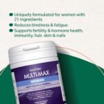 Nature's Best Multi-Max Multivitamin for Women - with Vitamin C, Zinc, Iron and More - UK Made - 120 Tablets (2 Months' Supply) - Image 3