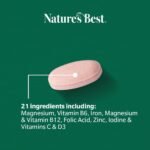 Nature's Best Multi-Max Multivitamin for Women - with Vitamin C, Zinc, Iron and More - UK Made - 120 Tablets (2 Months' Supply) - Image 4