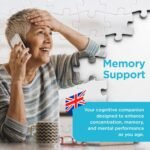 Healthspan Memory Support (60 Capsules) | Supports Your Concentration, Memory and Cognitive Health | Biotin and Zinc | Bacopa Monnieri Extract and Guarana for Alertness | Vegan - Image 4