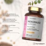 Menopause Supplements for Women | Perimenopause & Menopause Support Complex | 180 Vegan Tablets - 6 Month Supply | with SOYA Isoflavones & Vitamin B6 | by Horbaach - Image 3