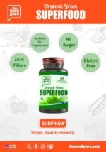 The Good Guru Organic Green Superfood Supplement Capsules - 90 Capsules with 18 Nutritious Ingredients - Image 8