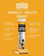 Science In Sport Immune Effervescent Tablets – 20 Orange Flavour Immunity Tablets – 200mg Vitamin C & 2.5mg Iron – Supports Immune System & Reduces Fatigue – Low Calorie, Vegan-Friendly - Image 3