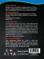 Brain Boost Nootropic Supplement, Supports Cognitive Function, Energy Levels, Focus & Memory Function - 4 Brain Boosting Ingredients Including Turmeric, Ginkgo Biloba, Bacopa, Gotu Kola - Image 5