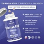 High Strength: Valerian Root Tablets - 4000mg per Tablet - Stress Management Herbal Supplement - Valerian Root Supplement for Sleep Support - Vegan - FuelFinity® Standards (1 Pack) - Image 4