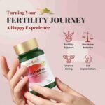 GinSen Ferti Support 150 Capsules, Women Fertility Supplement, Vegan Approved, Herbal Extract & Vitamins Made in UK - Image 3