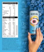 Neutonic Nootropic Productivity Energy Drink | Blue Raspberry 12 Cans | 120mg Natural Caffeine, Zero Sugar | Support Energy, Mental Performance, Cognitive Function | Support Focus, Brain Health - Image 3
