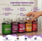 INTENSE Wellness 90 Easy Sleep Gummies – Natural Non-GMO/Vegan Herbal Sleep Gummies – Sugar Free Sleep Aid Dietary Supplements – Chewable Raspberry Flavoured - Image 5