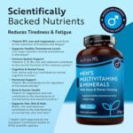 Nutravita Men's Multivitamins and Minerals - 25 Essential Active Vitamins and Minerals with Added Maca Root and Panax Ginseng - Multivitamin Tablets for Men - 180 Vegan Tablets - Made in The UK - Image 3