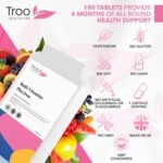 Multi Vitamins with Iron by Troo Healthcare - One-A-Day Multivitamin for Men & Women - Immune Support, Boosts Energy & Vitality - Daily Multivitamin Tablets for Women & Men - Multivitamins - 180 Count - Image 3