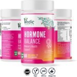 Vedic Hormone Balance Gummies | Natural Support for Female Health- for Teens & Women of All Ages | Essential Vitamins, Minerals & Herbs for Women’s Health | Yummy Lemon Flavour- 60 Vegan Gummies - Image 3