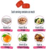 Vedic Hormone Balance Gummies | Natural Support for Female Health- for Teens & Women of All Ages | Essential Vitamins, Minerals & Herbs for Women’s Health | Yummy Lemon Flavour- 60 Vegan Gummies - Image 4