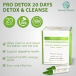 Pro Detox Liver Cleanse & Kidney Support Shots 20×10ml Pineapple Flavour Drink with Artichoke, Dandelion, Chicory & Green Tea Natural Liver Detox & Repair Supplement for Digestion, Bloating & Energy - Image 3
