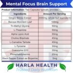 Mental Focus & Brain Support Supplement – 60 Vegan Capsules (30-Day Supply) | Clarity, Concentration, Memory & Cognitive Support | UK Made, GMP Certified - Image 8
