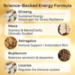 HANFANGLING Herb Energy,Can Relieve Fatigue,Enhance Physical Strength, Improve Blood Circulation, Strengthen The Immune System, Compressed Into Heart-Shaped Candy Tablets, 60 Tablets - Image 3