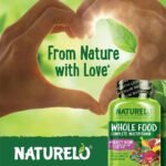 NATURELO Whole Food Multivitamin with Extra Hair, Skin and Nails Support - Beauty Blend with Hyaluronic Acid & Grape Seed - High Potency Biotin, Vitamin C, and Glutathione - 60 Vegan Capsules - Image 4