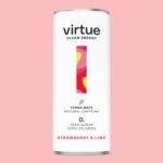 Virtue Yerba Mate - Natural Energy Drink - Sugar Free, Zero Calories, Vegan, Keto Friendly, Gluten Free - 12 x 250ml (Strawberry & Lime) - Image 4