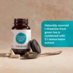 Viridian - L-Theanine and Lemon Balm 90 Veg Caps | 300mg Lemon Balm Extract & 200mg L-Theanine | Supports Cognitive Function | 100% Active Ingredients with No Fillers or Artificial Additives - Image 3
