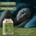 Paused Sleep Aid Supplement - 60 Capsules | 1 Month Supply Sleep Support with Magnesium, Chamomile & Ashwagandha for Natural, Fast & Quality Sleep | Vegan & Gluten-Free | UK - Image 5