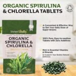 Organic Spirulina & Chlorella 400 Easy to Swallow Tablets - Natural Vitamins & Minerals - Broken Cell Wall, Pure 2000mg Daily Dose Supplement by Inner Vitality - Image 3