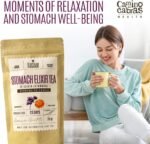 Stomach Bloating Relief and Belly Reduction Tea CAMINO DE CABRAS® - Colon Cleanse & Digestion Support Herbal Infusion - Lemon Balm, Chamomile, Fennel, Liquorice - Caffeine Free Loose Leaf Tea – 70g - Image 5