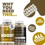 Extra Strong Pills for Men | Herbal Sex Pills to Boost Stamina, Libido & Energy | Natural Male Enhancing Supplement for Men's Performance & Prolonged Results | Food & Herbal Supplement | Made in UK 60 - Image 5