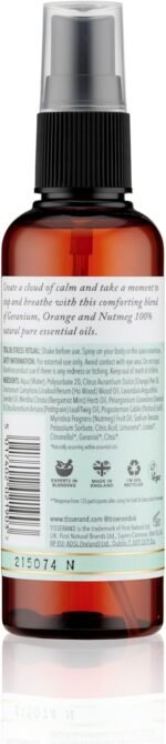 Tisserand Aromatherapy - Total De-Stress - MoodFix Mist - Orange, Geranium, Nutmeg - 100% Natural Pure Essential Oils - 100ml - Calming Mist Spray - Image 3