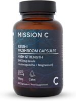 Reishi Mushroom Capsules 6000mg with Added Magnesium and Ashwagandha | Nootropic Supplement for Sleep, Relaxation, Calm | 60 Two-a-Day Vegan Capsules - Mission C Reishi, Vegan - Image 3
