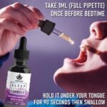 Stronglife Sleep Support Oil Drops - Promotes Restful Deep Sleep - Contains Valerian Root Magnesium L Theanine & Chamomile Extract - Natural Melatonin Alternative - 30ml - Image 5